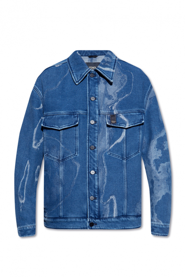 Fendi denim jacket store mens